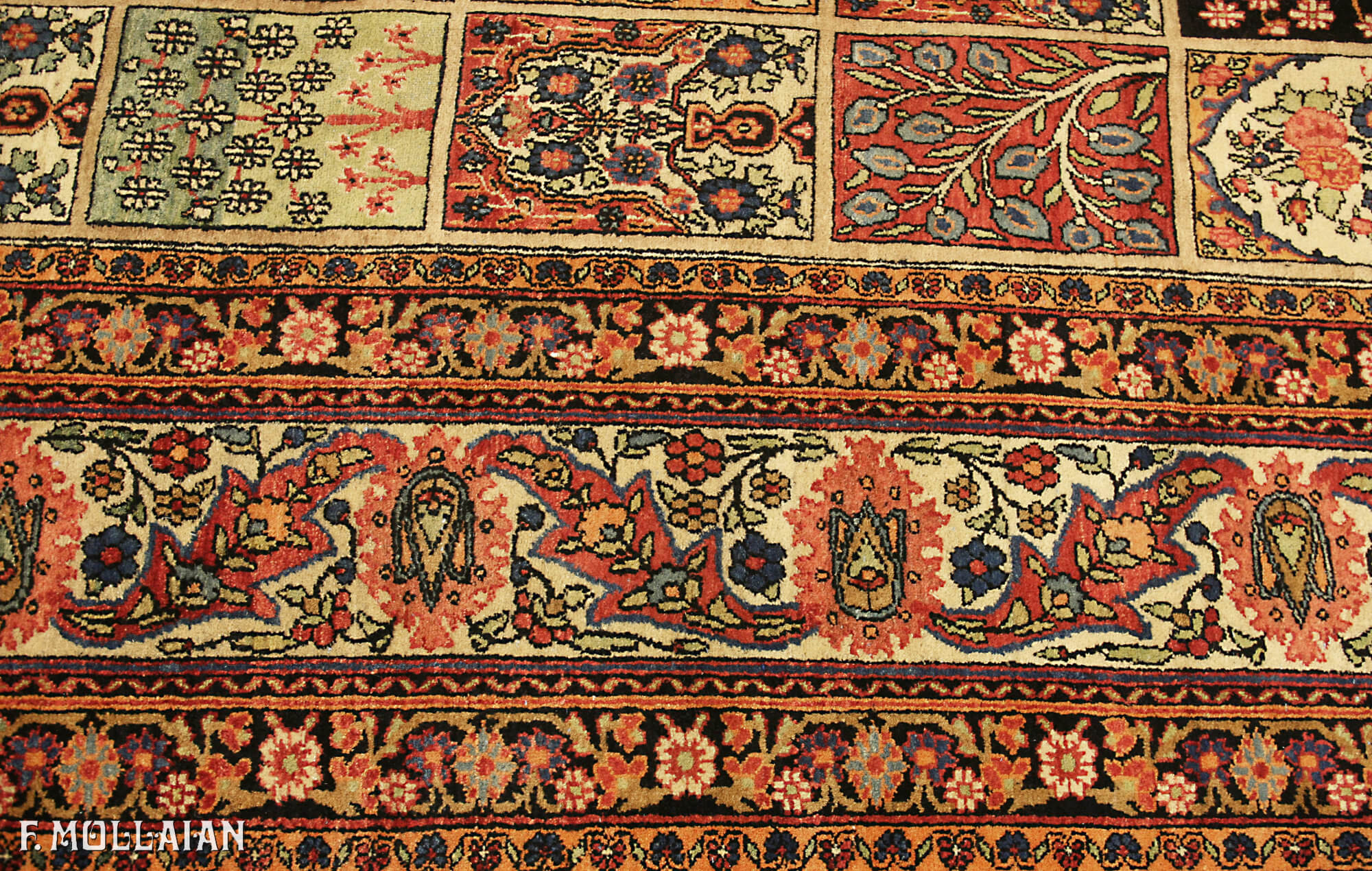 Alfombra Persa Antigua Isfahan n°:72609780