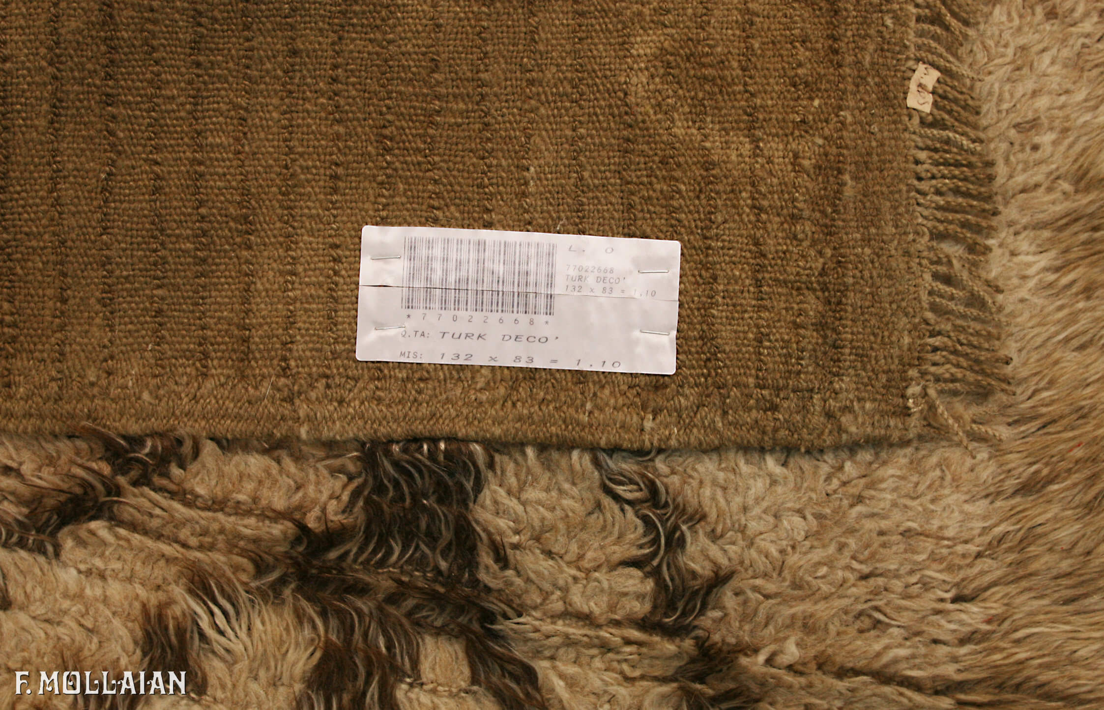 Semi-Antique Turkish Turk Decò Rug n°:77022668