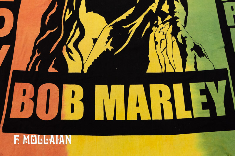 Sud American Stamped Textile, „Bob Marley“ n°:77612282