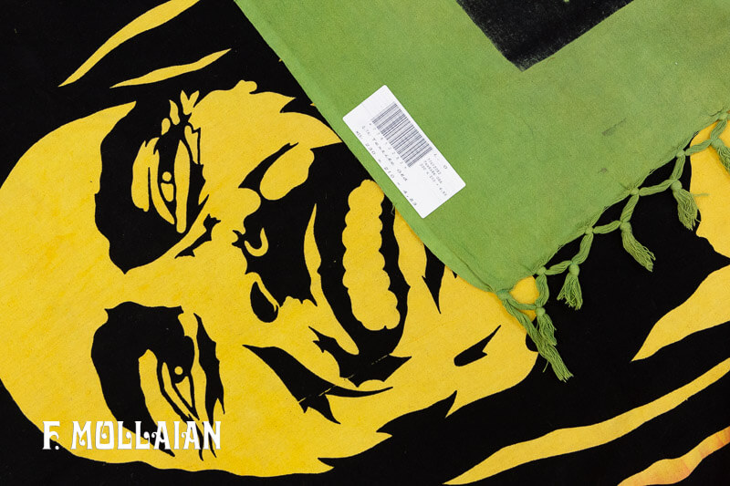Sud American Stamped Textile, „Bob Marley“ n°:77612282