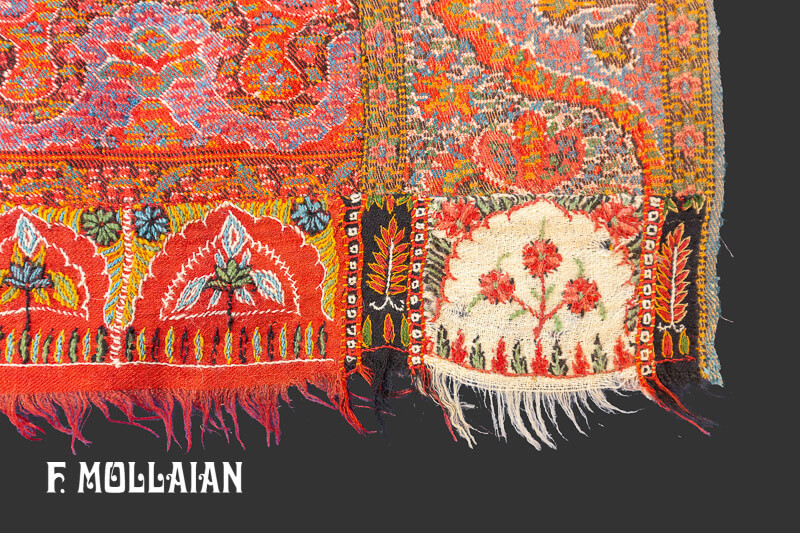 پارچه آنتیک هندی: شال کشمیر