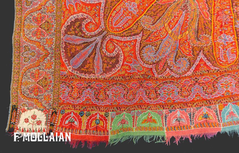 پارچه آنتیک هندی: شال کشمیر