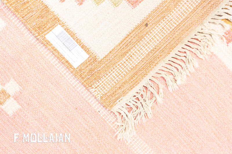 Semi Antique Swedish Kilim n°:81475618