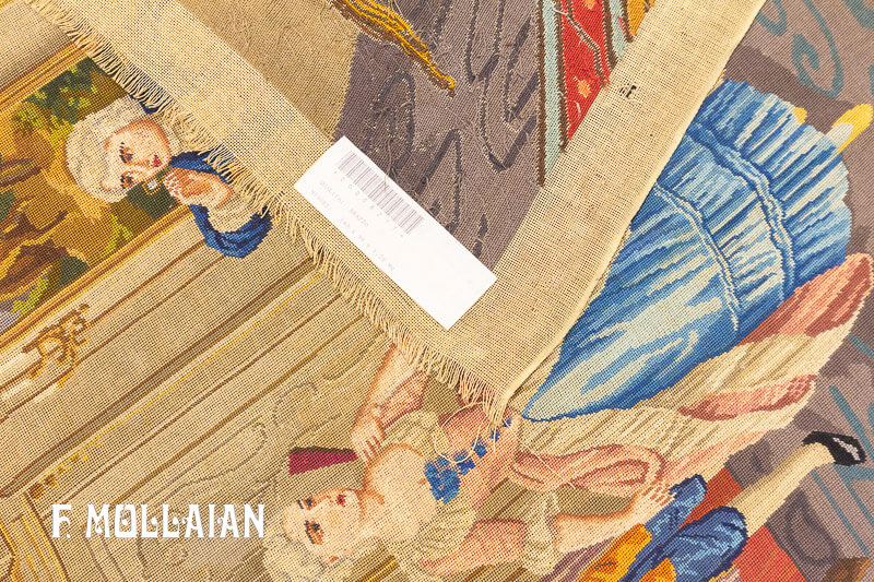 A figurative Tapestry n°:8217