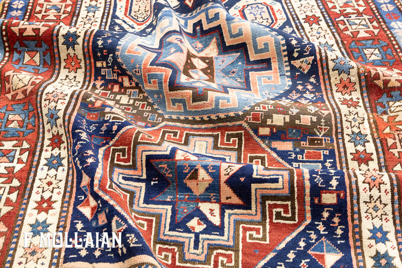 Caucasian Kazak Gallery Size Carpet Antique n°:8231