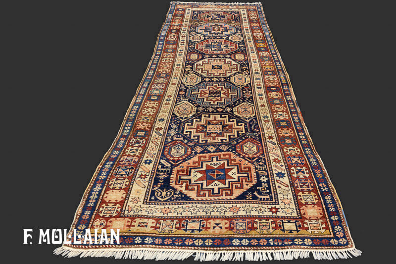 Caucasian Kazak Gallery Size Carpet Antique n°:8231