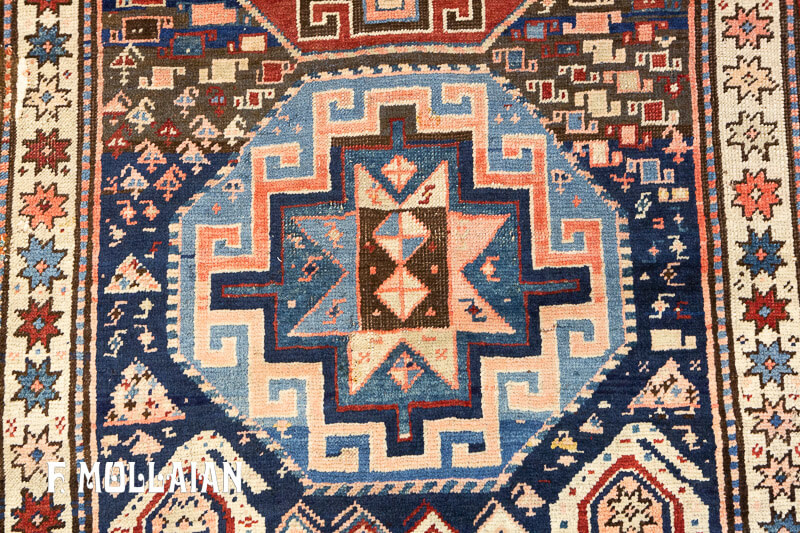 Caucasian Kazak Gallery Size Carpet Antique n°:8231