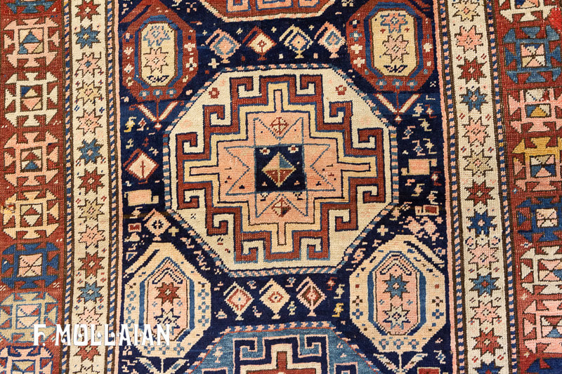 Caucasian Kazak Gallery Size Carpet Antique n°:8231