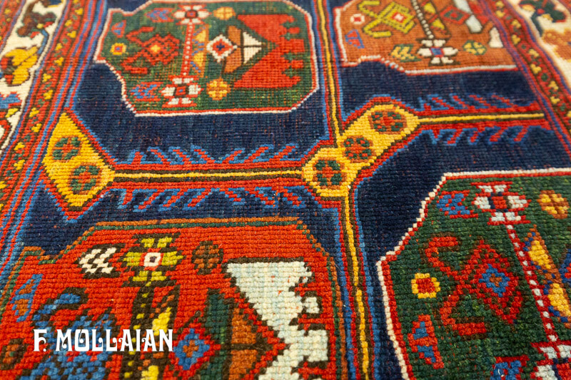 Antique Persian Afshari Rug n°:82397606