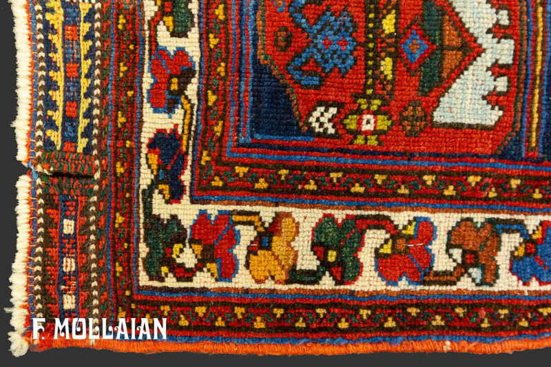 Antique Persian Afshari Rug n°:82397606