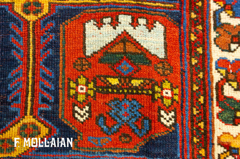 Antique Persian Afshari Rug n°:82397606