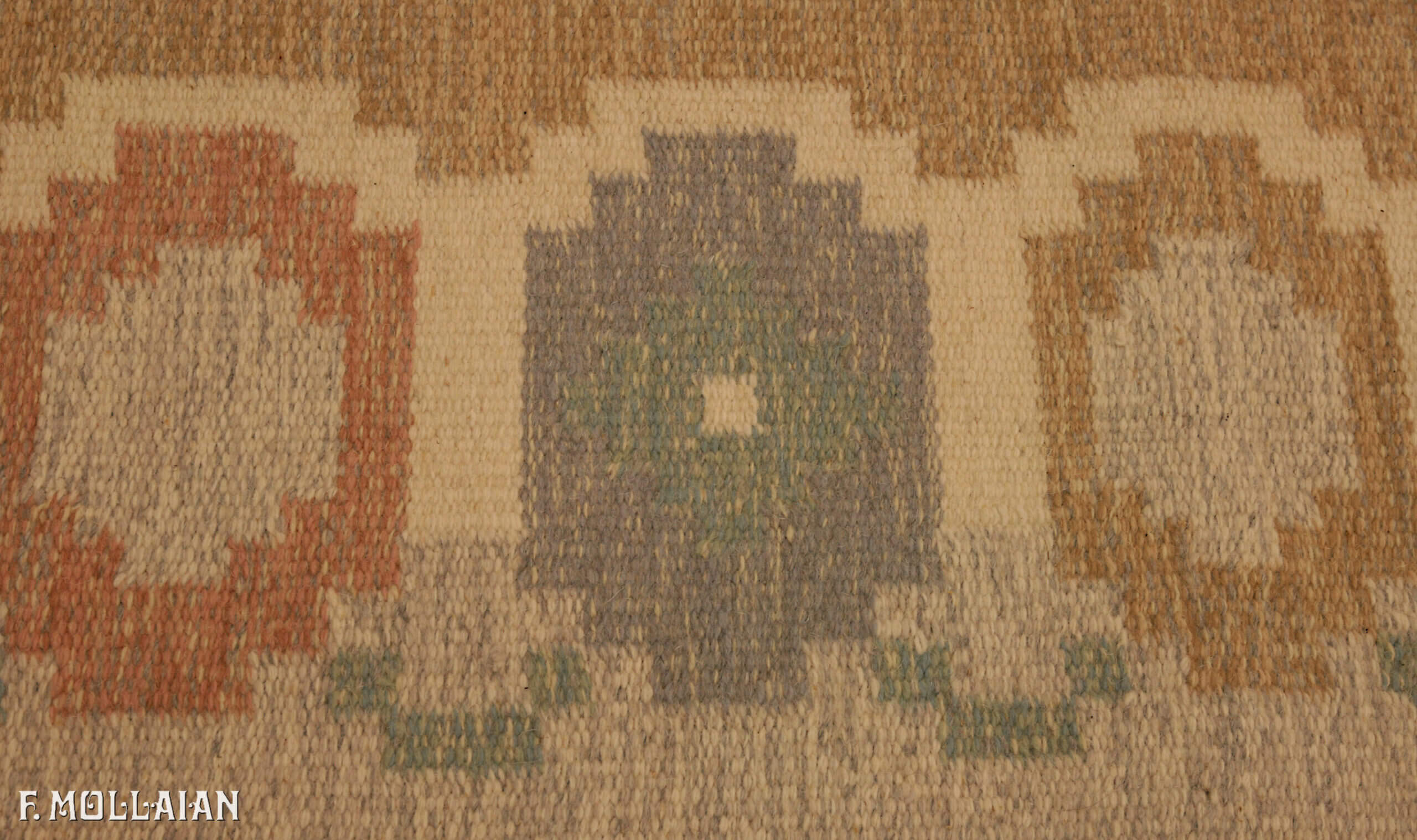 Semi-Antiker Schwedisch Kilim n°:83712677