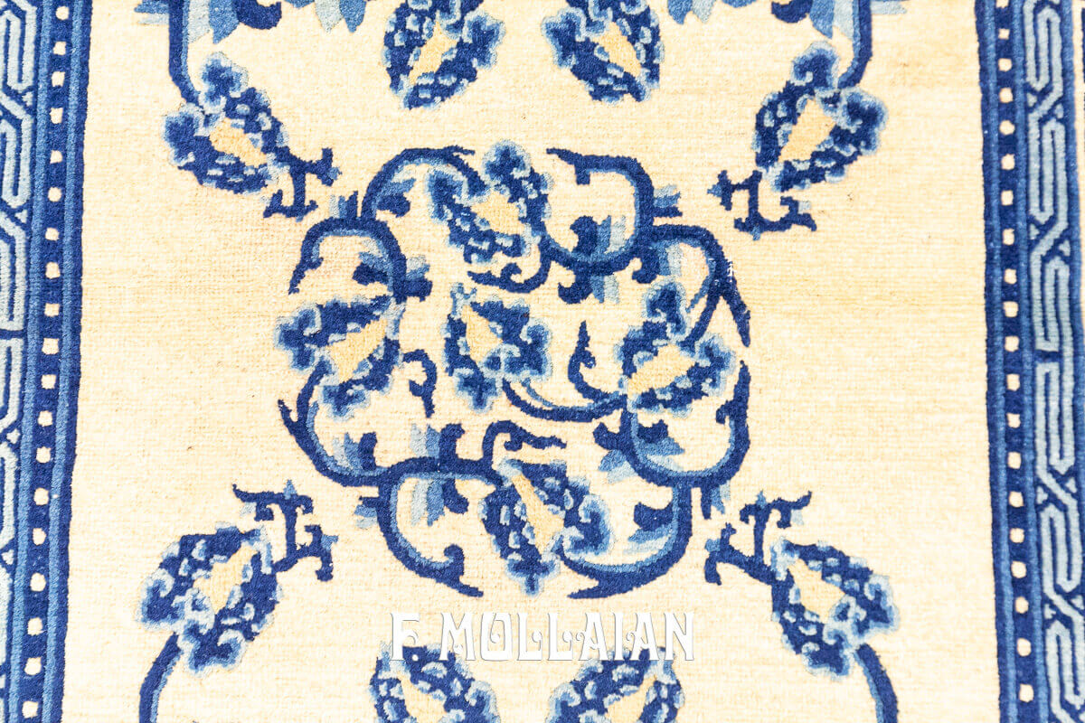 Hand-knotted Chinese Floral Peking Antique Rug n°:842142