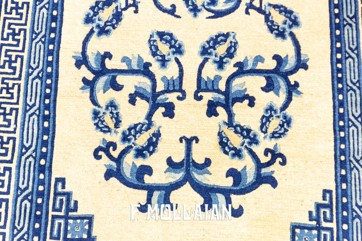 Hand-knotted Chinese Floral Peking Antique Rug n°:842142