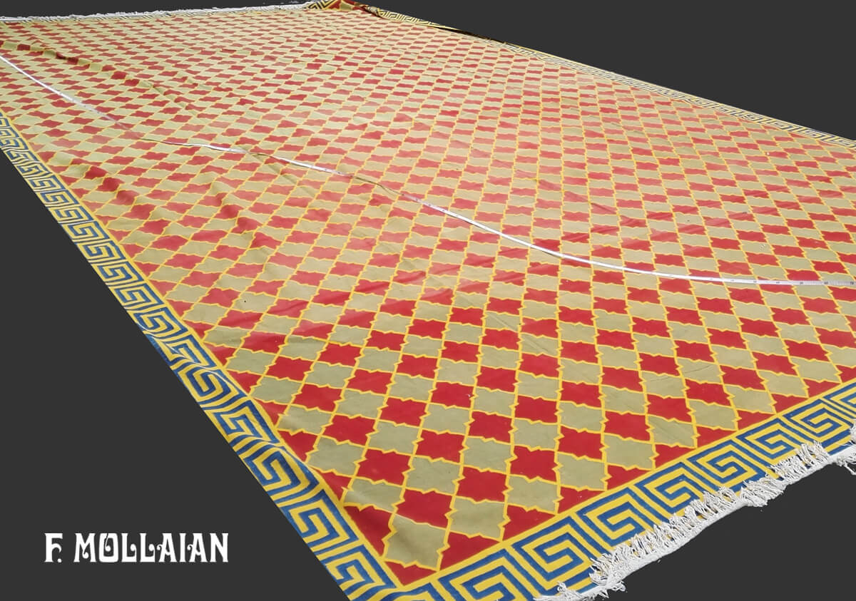 A Massive Antique Indian Dhurrie Kilim n°:88682773