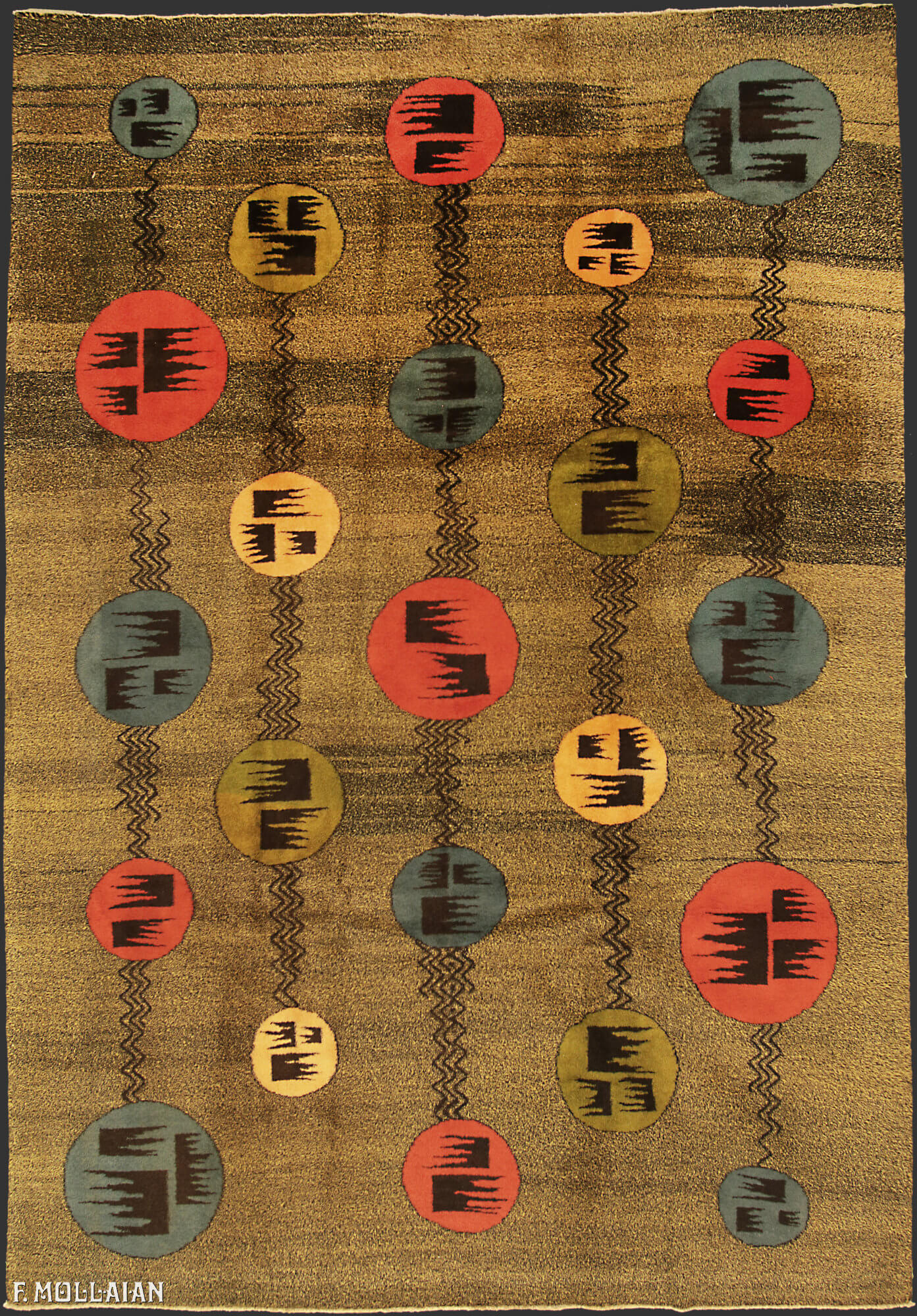 Tapis Turc Semi-Antique Decò n°:89736661