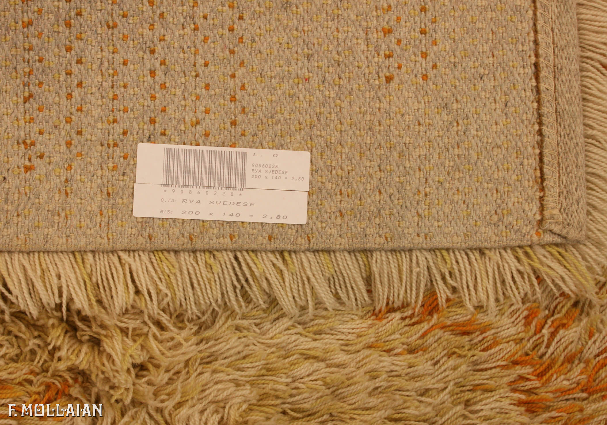 Semi-Antique Swedish Rya Rug n°:90860228