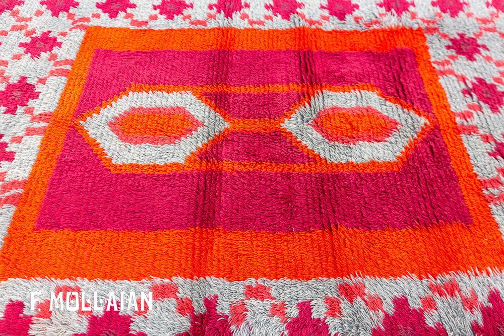Tapis Rya Vintage Scandinave n°:91681343