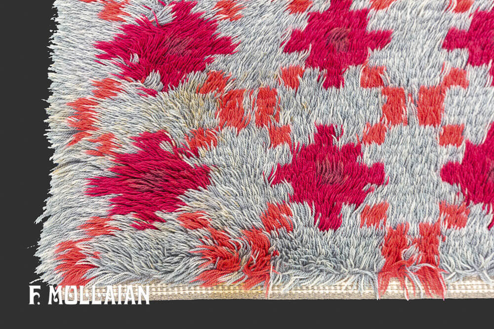 Tapis Rya Vintage Scandinave n°:91681343