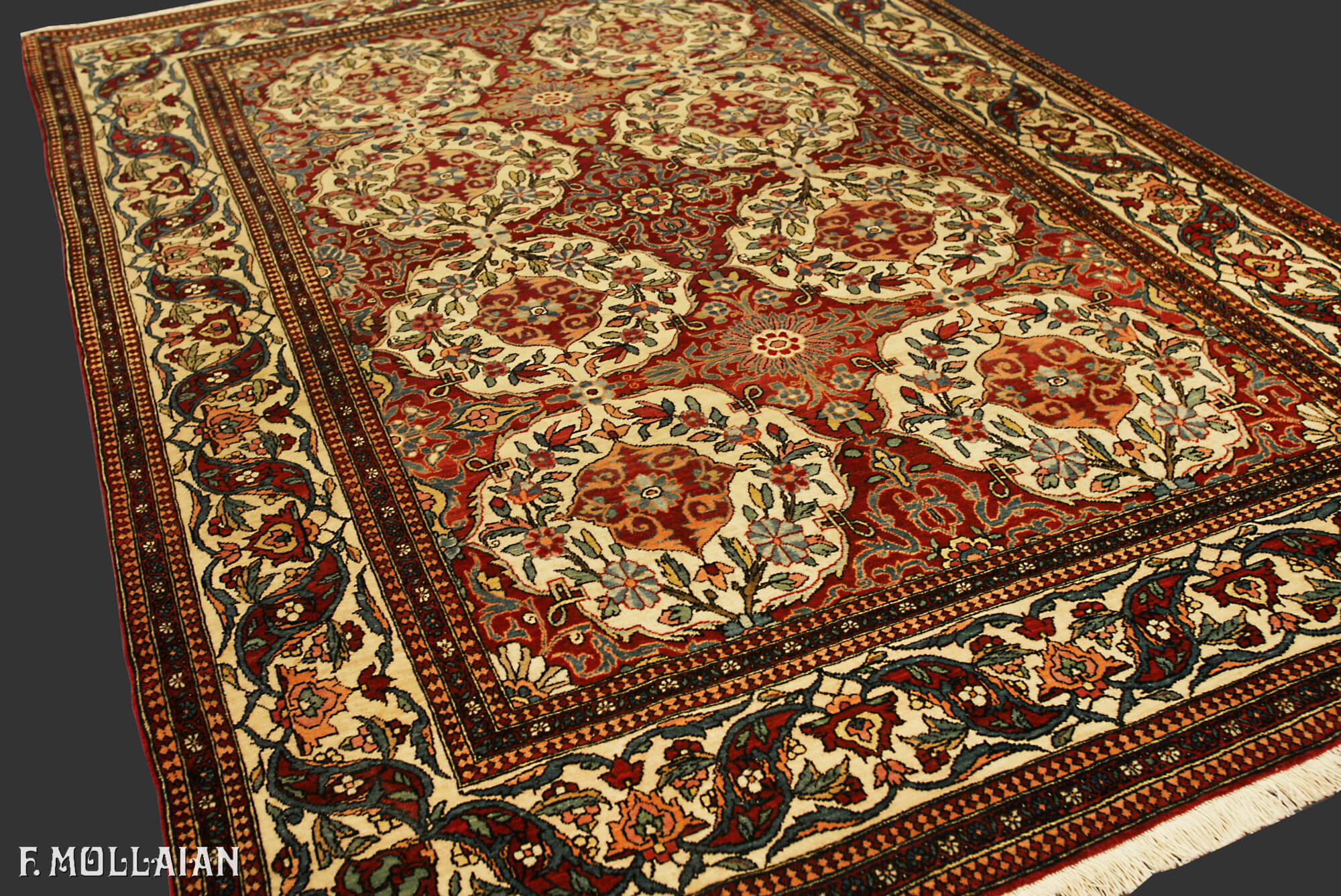 Tapete Persa Antigo Isfahan n°:95562220