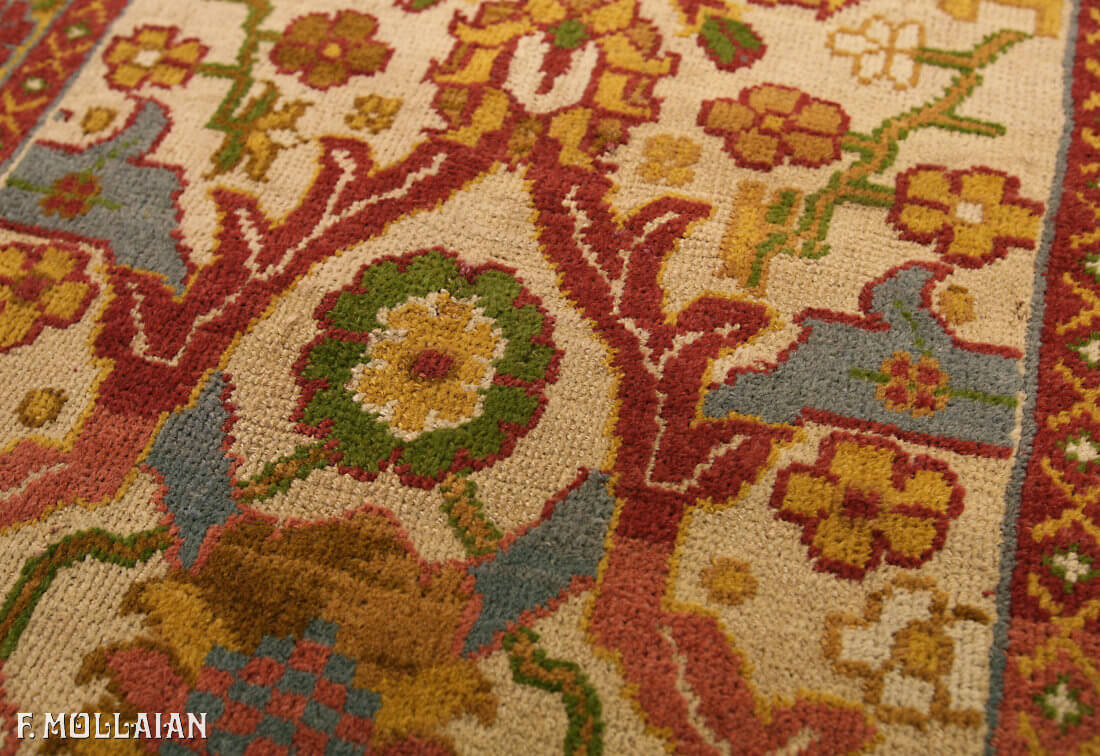 Antique Indian Small Agra Rug n°:97455747
