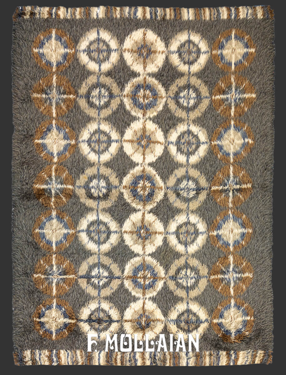 Rya Rug Swedish Gray Color n°:115117