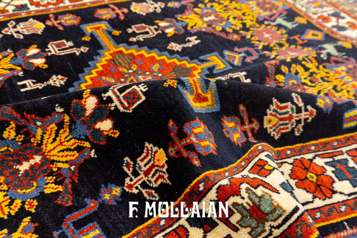 Antique Kashkuli Rug Tribal Look n°:128558