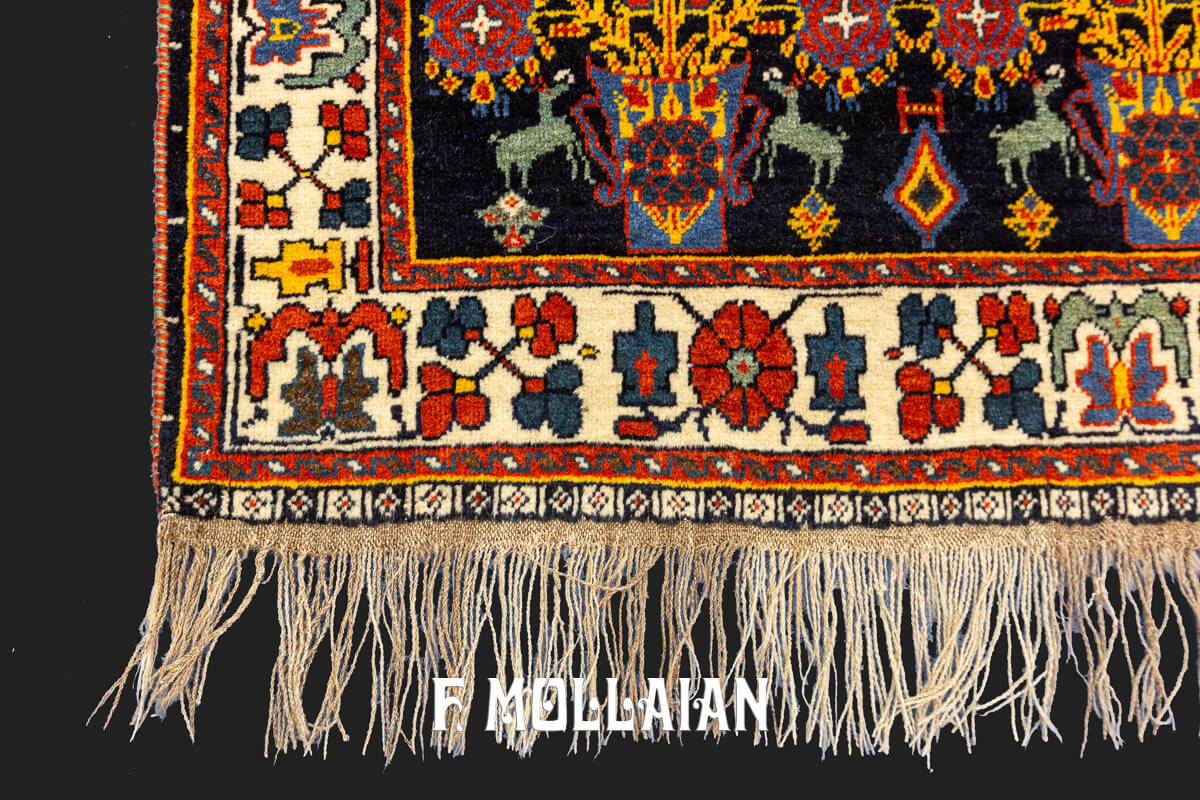 Antique Kashkuli Rug Tribal Look n°:128558