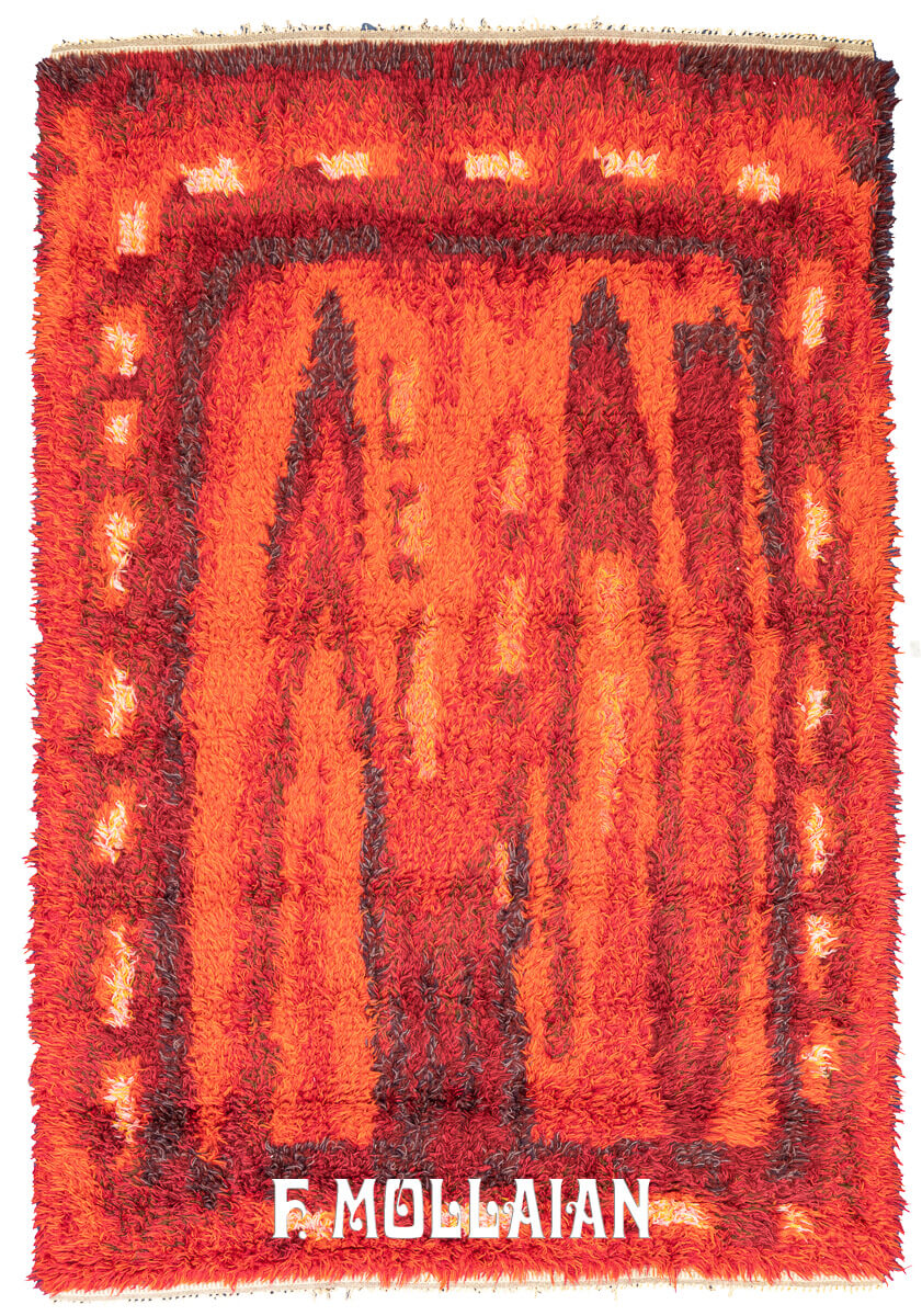 Rya Rug Red Color n°:187274