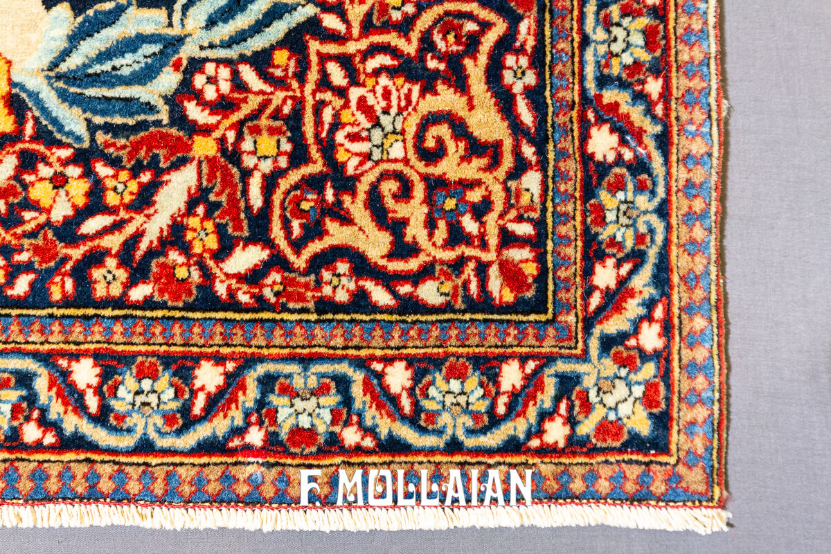 Tapete pictórico Kashan Mohtasham n°:188410