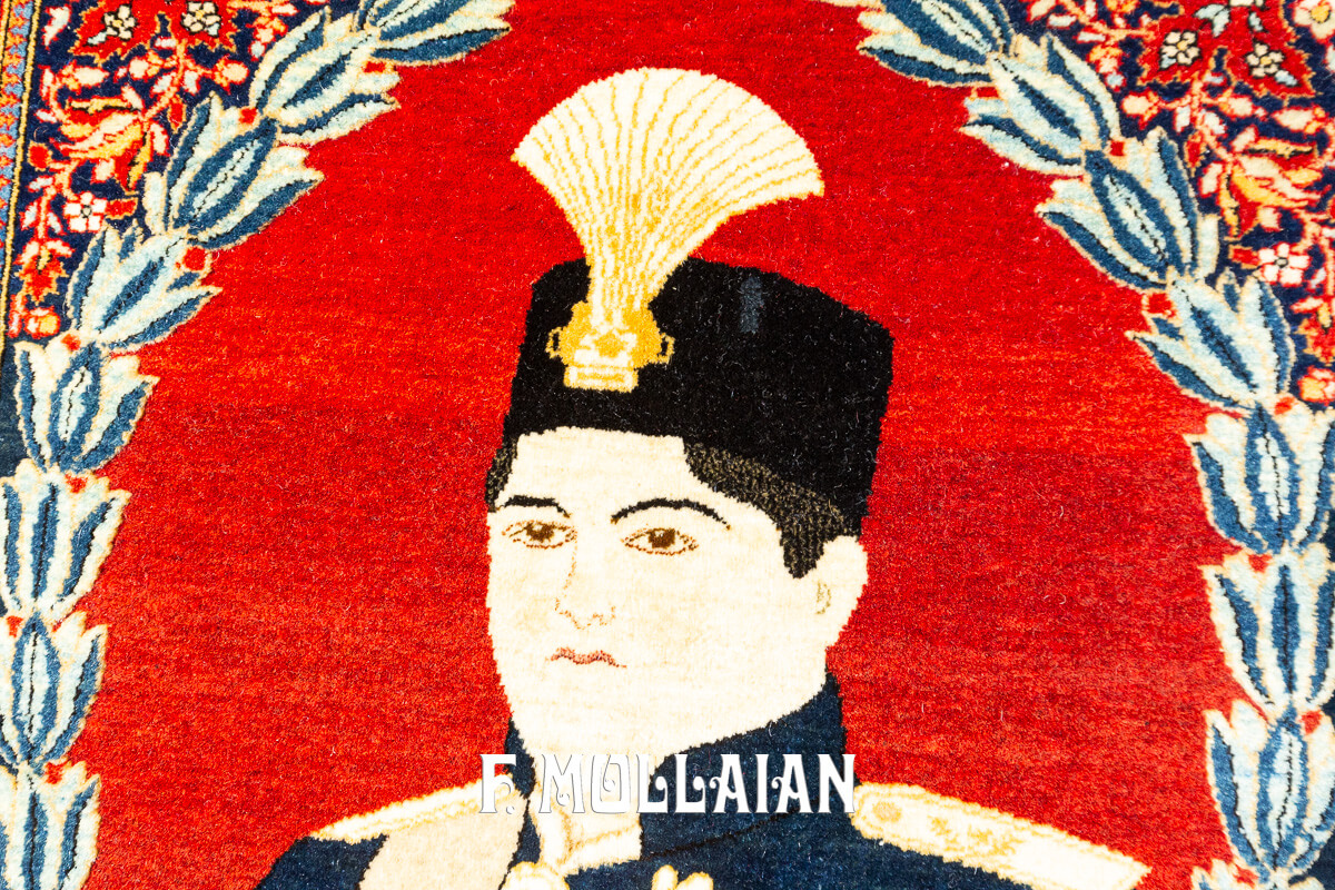 Tapete pictórico Kashan Mohtasham n°:188410