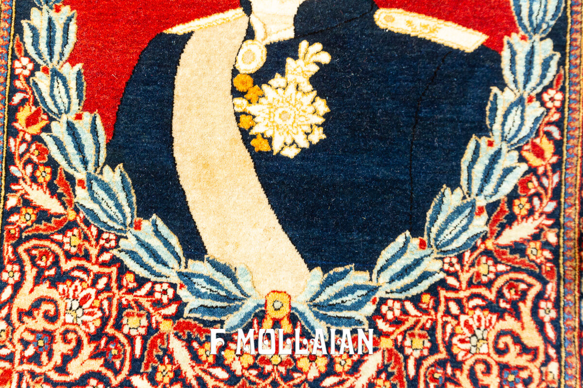 Tapete pictórico Kashan Mohtasham n°:188410