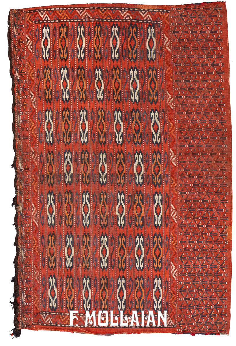 Antique Kilim Rug Giajim Red Color n°:224400