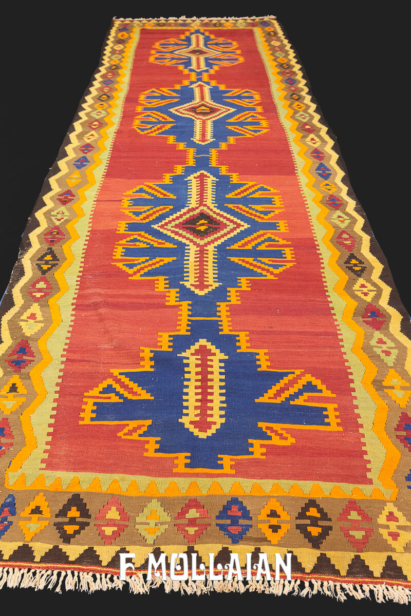 Tapis Kilim Shirvan Couleur Beige/Marron n°:246