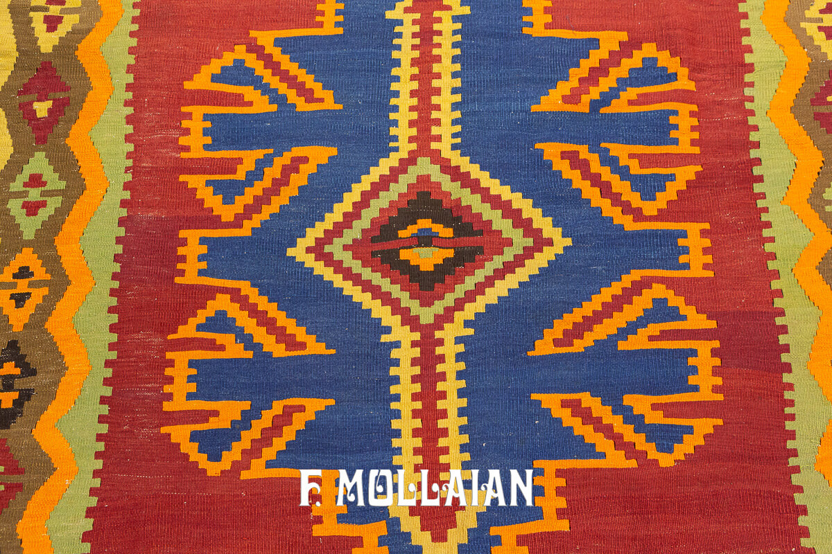 Tapis Kilim Shirvan Couleur Beige/Marron n°:246