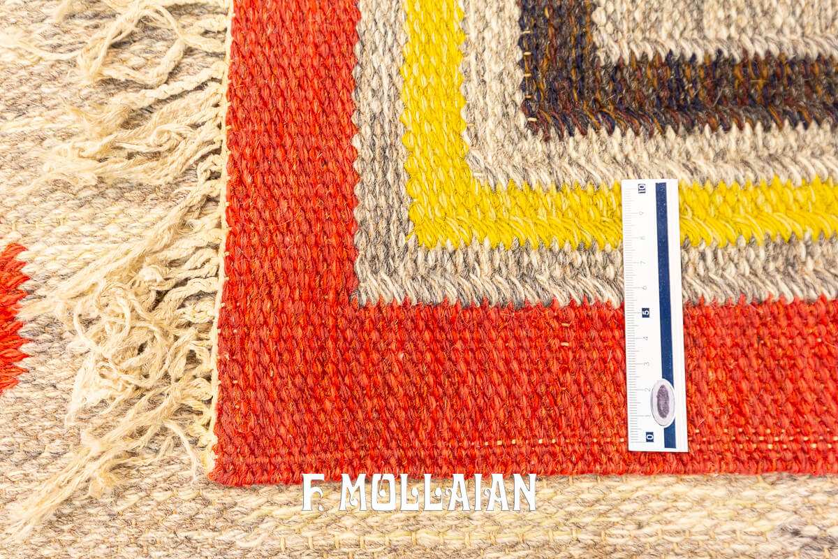 Scandinavian Rollakan Rug Flat Woven n°:246042