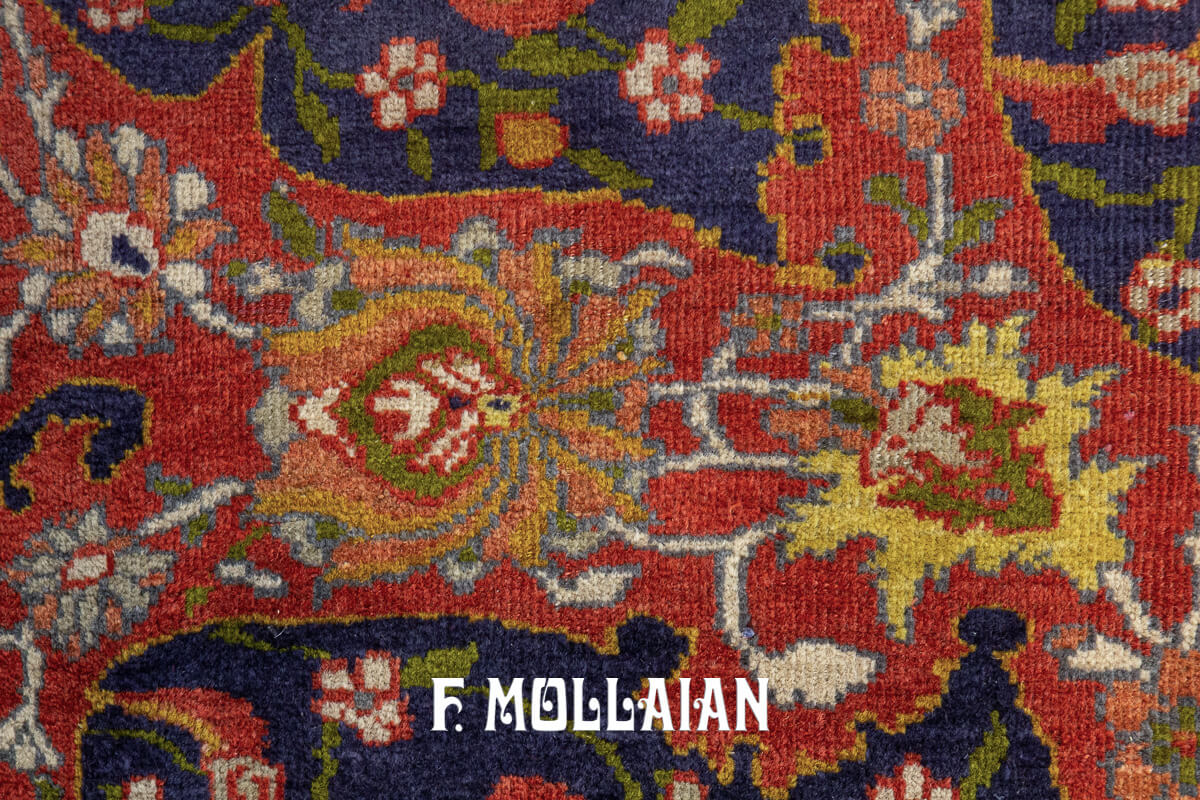 Mahal Ziegler Antique Rug Rust/Red Color n°:271323