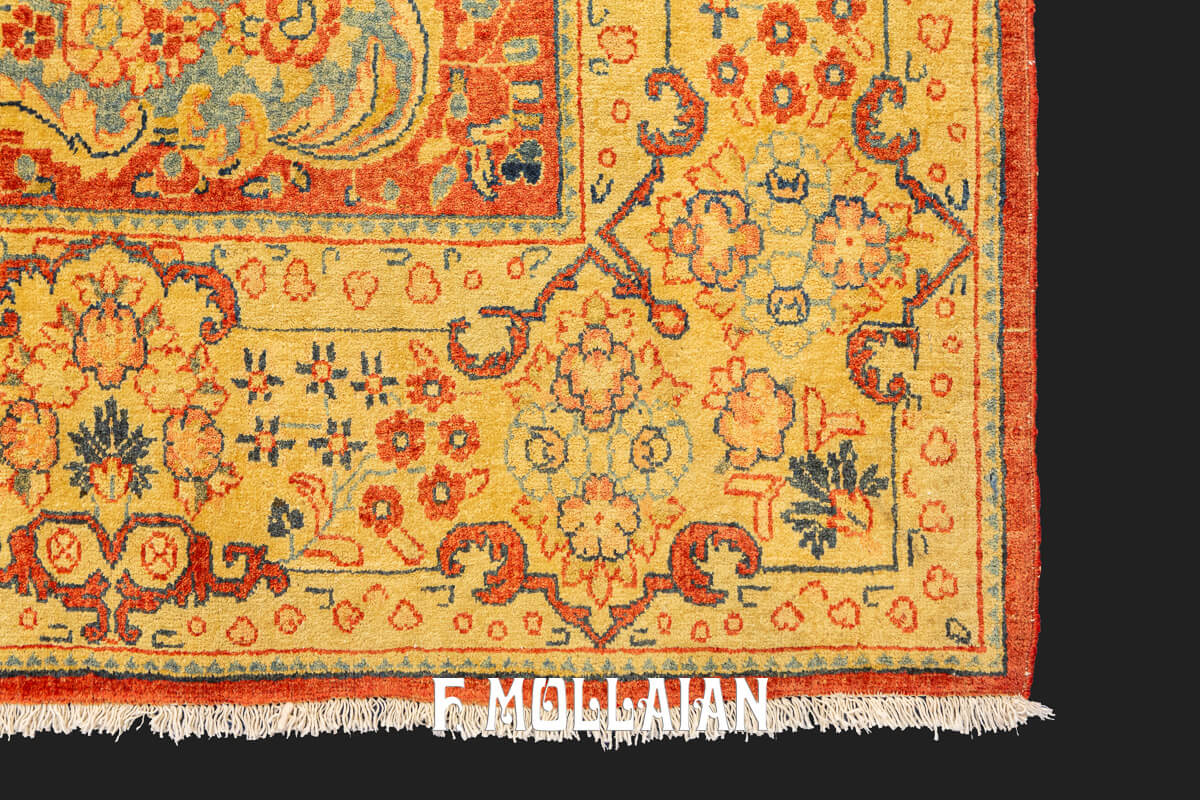 Tapis Sarouk (Sarugh) Couleur Rouille n°:28206368