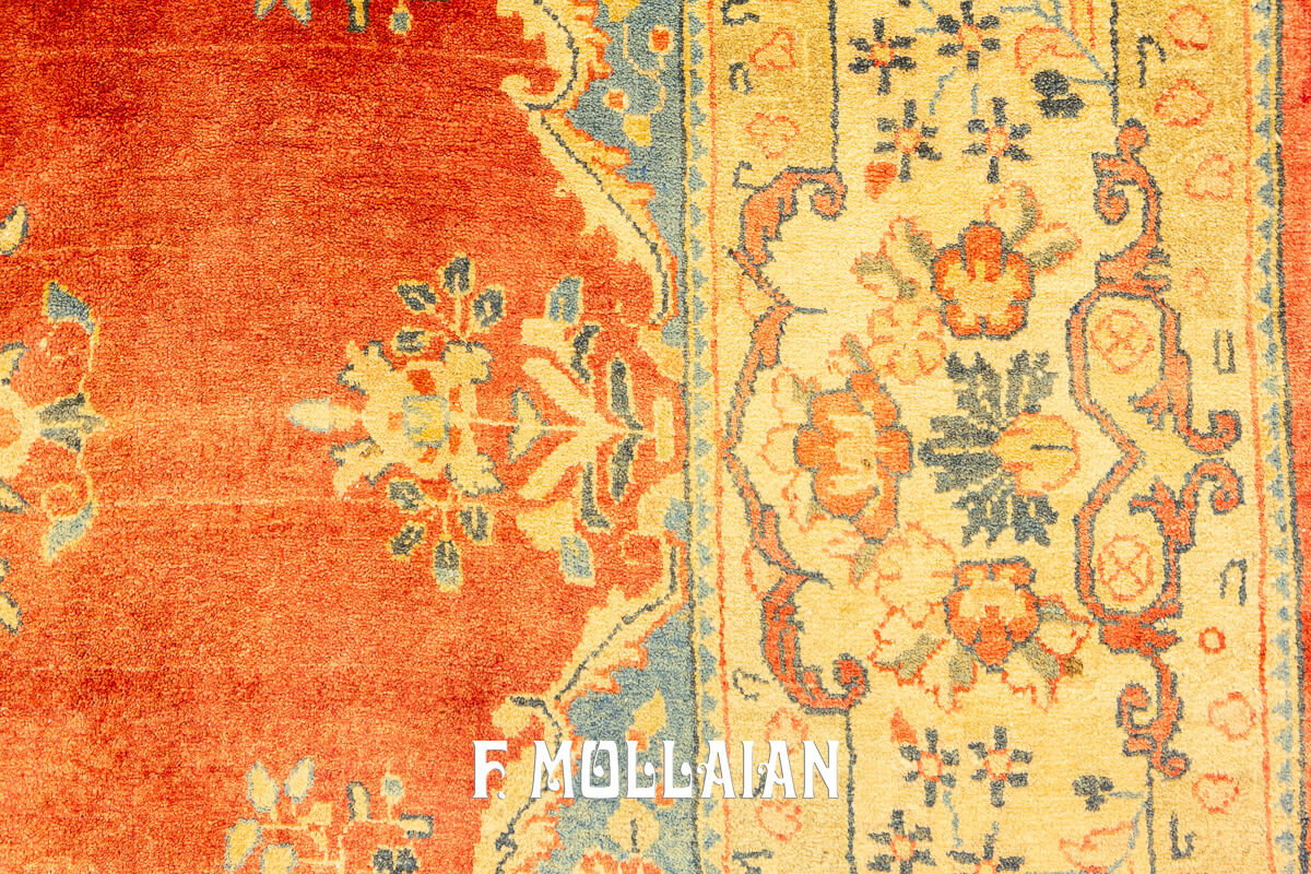 Tapis Sarouk (Sarugh) Couleur Rouille n°:28206368