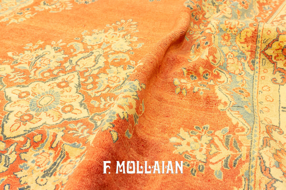 Tapis Sarouk (Sarugh) Couleur Rouille n°:28206368
