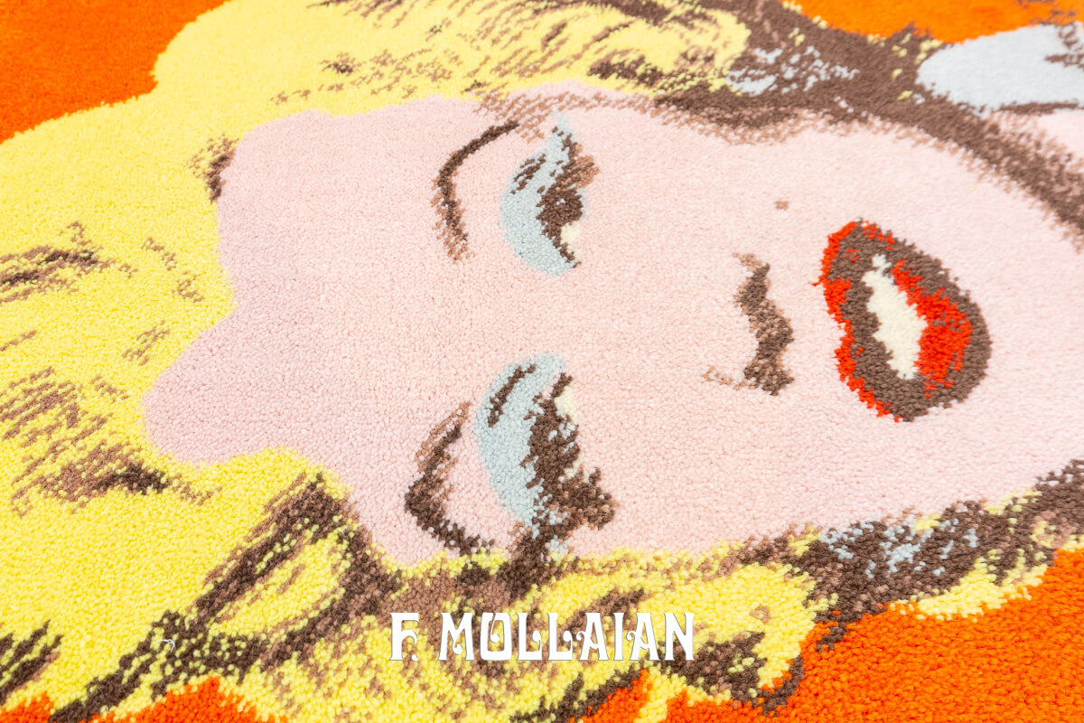 Tappeto Andy Warhol Disegno Marilyn Monroe n°:391167