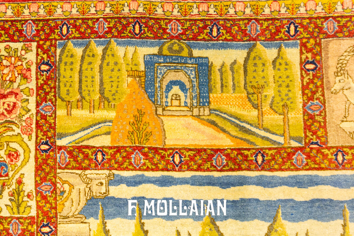 Tapis Pictural Tabriz n°:44930247