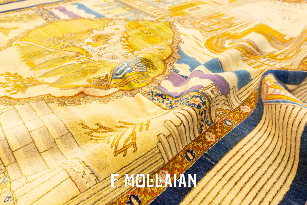 Tapis Pictural Tabriz n°:44930247