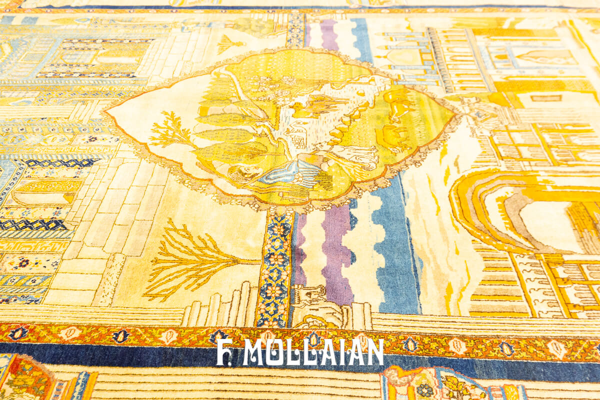 Tapis Pictural Tabriz n°:44930247
