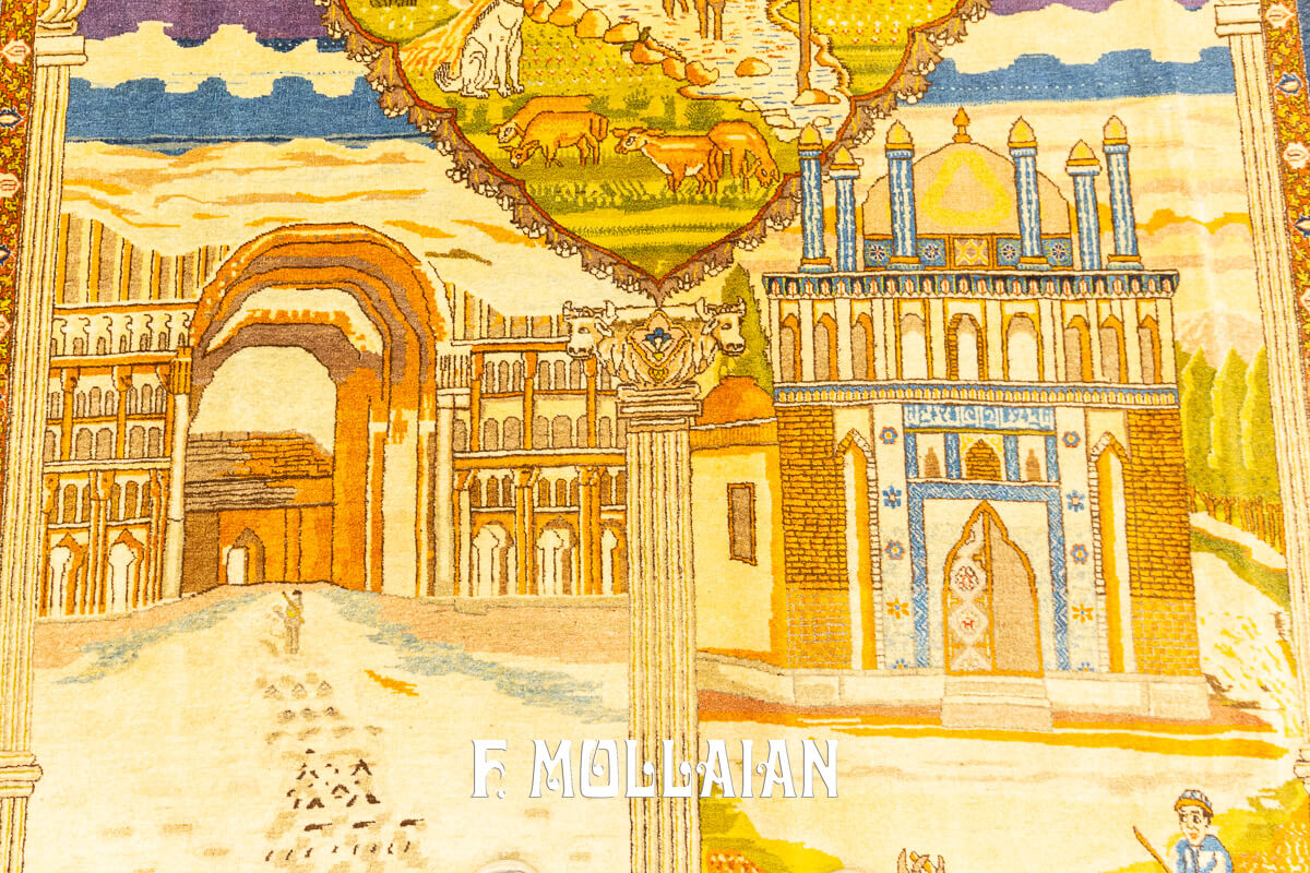 Tapis Pictural Tabriz n°:44930247