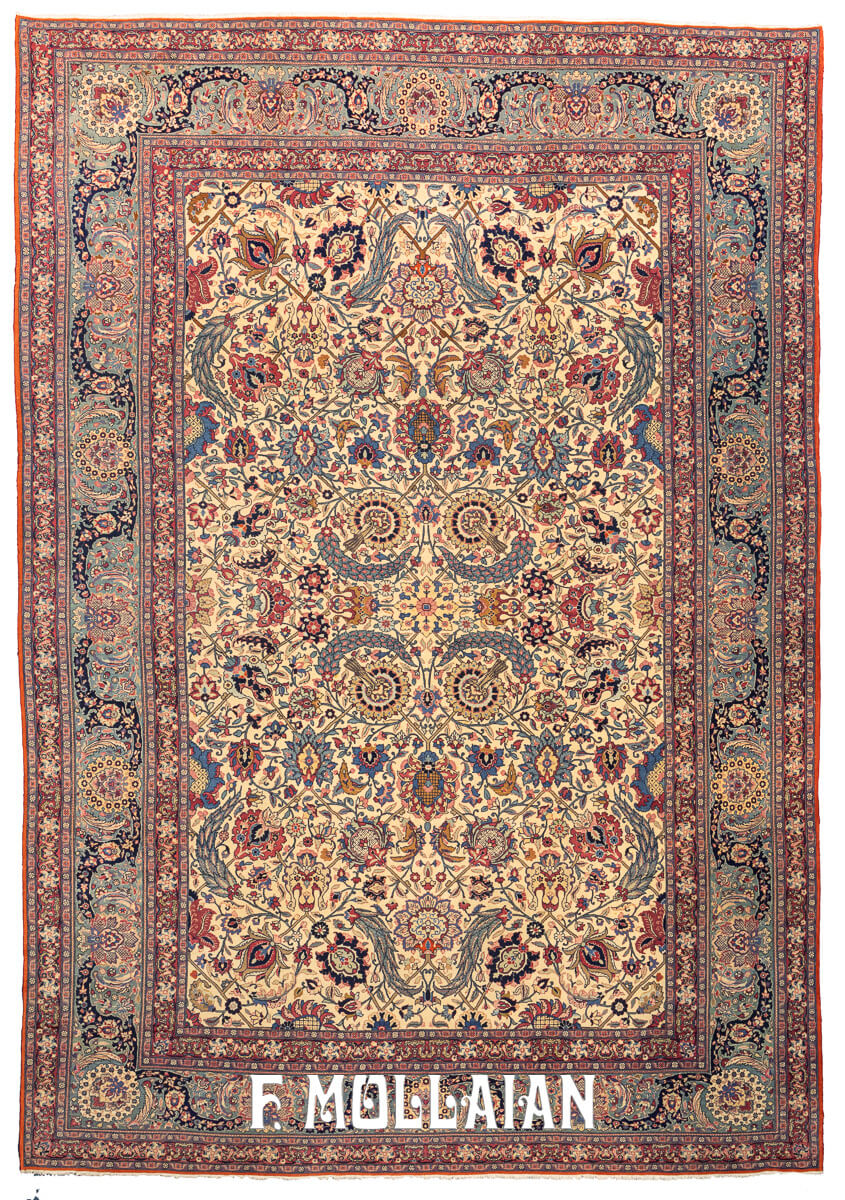 Tapis Antique Tehran Beige n°:585188