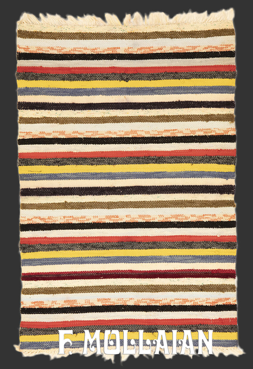 Scandinavian Rug Flat Weave n°:676989