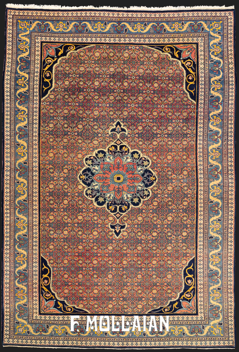 Antique Bidjiar Rug Medallion n°:70737046