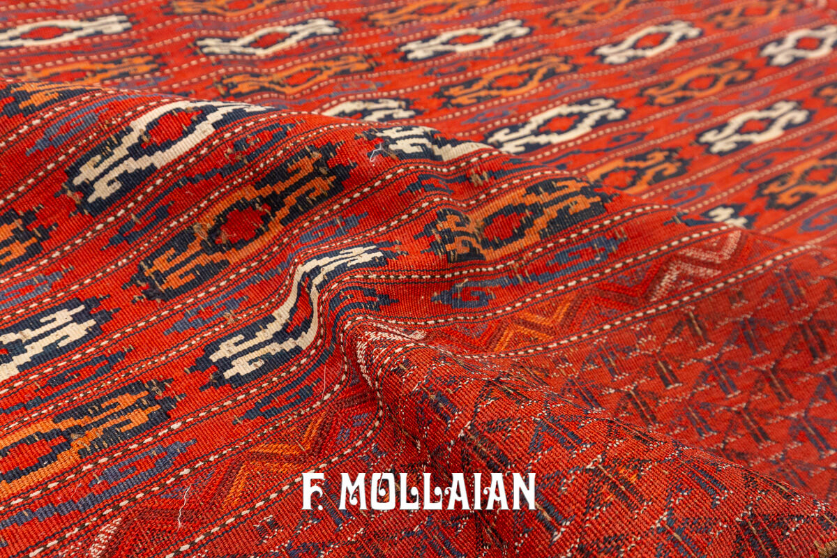 Tapis Kilim Ancien Jadjim Paire Couleur Rouge n°:722303