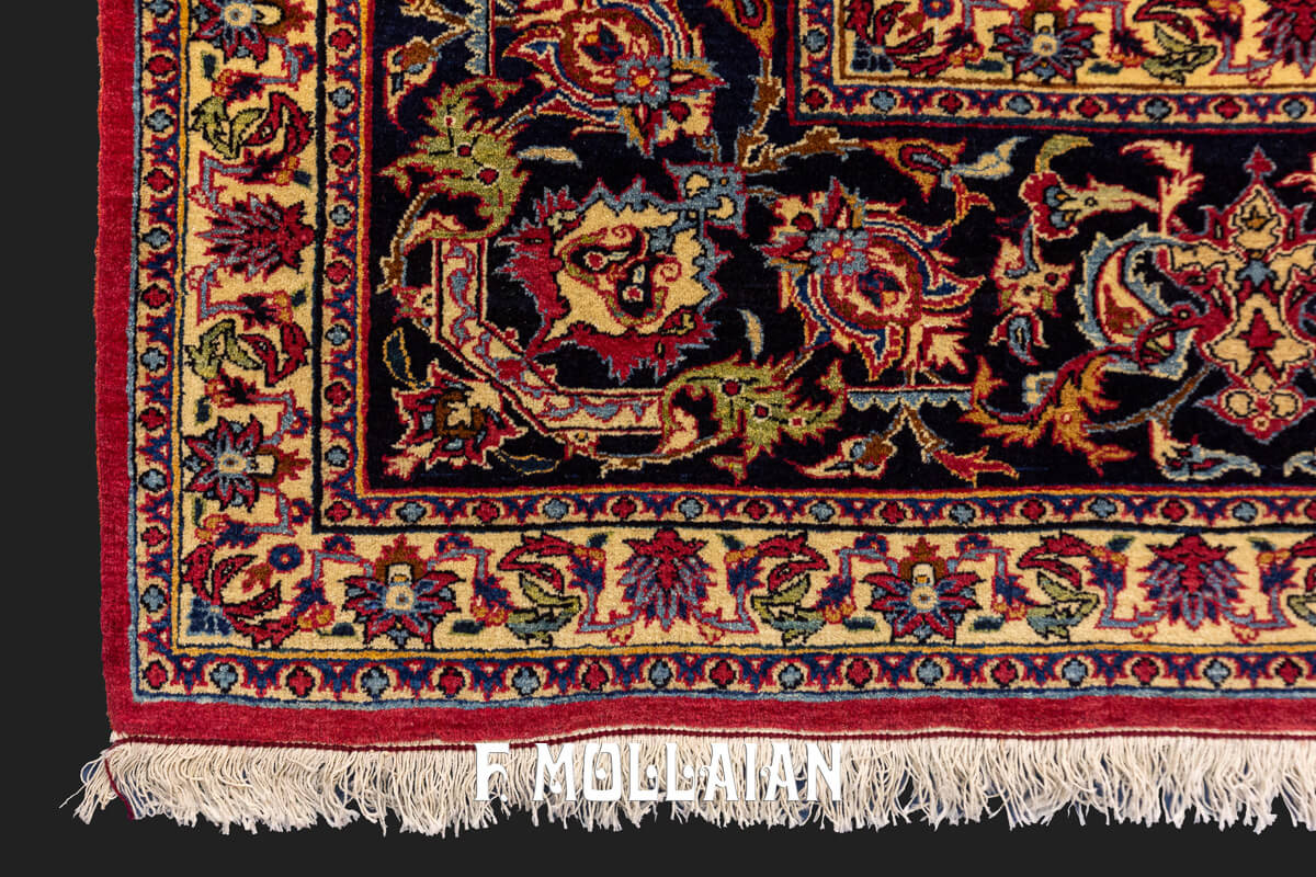 Antique Nain Tudeshk Rust&Red Color n°:726178